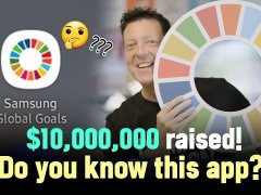 用于解决性别平等、气候变化等 17 个全球性问题，三星 Global Goals 已累计筹集 1000 万美元