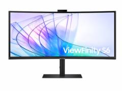 三星推出新款 ViewFinity S6 显示器：34 英寸曲面大屏，8 月底上市