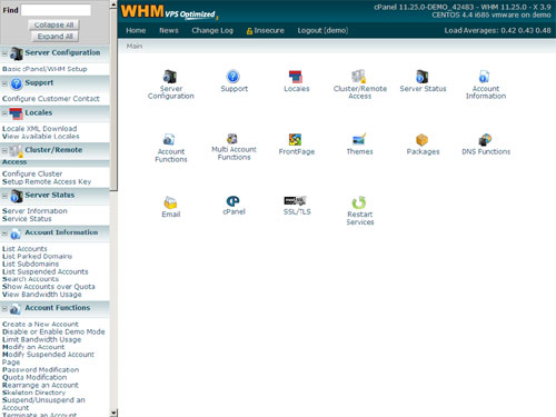 WebHost Manager
